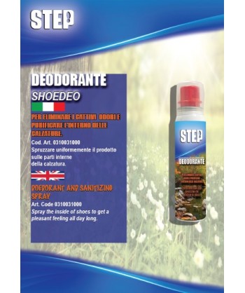 DEODORANTE SPRAY PER SCARPE...